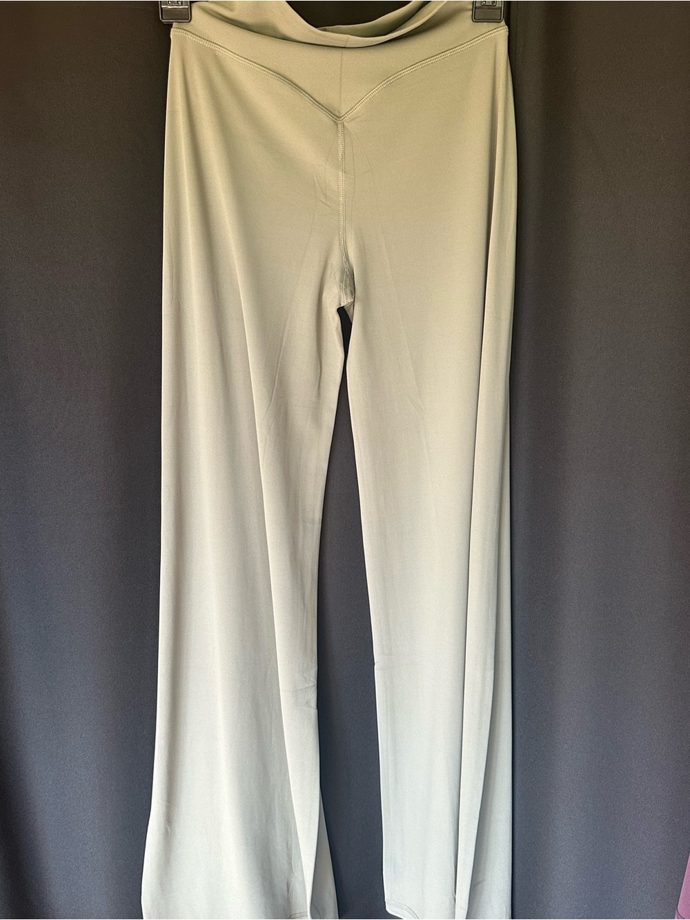 Women’s Sage Green High Waist Wide Leg Yoga Pants Size Small